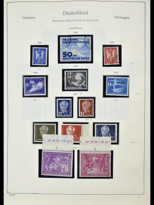 Stamp collection 34196 DDR 1949-1969.