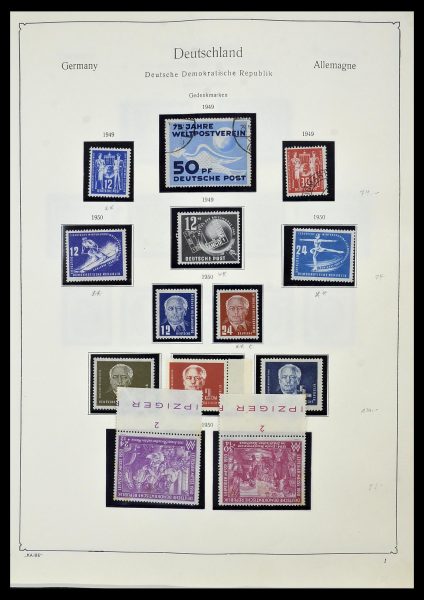 Stamp collection 34196 DDR 1949-1969.