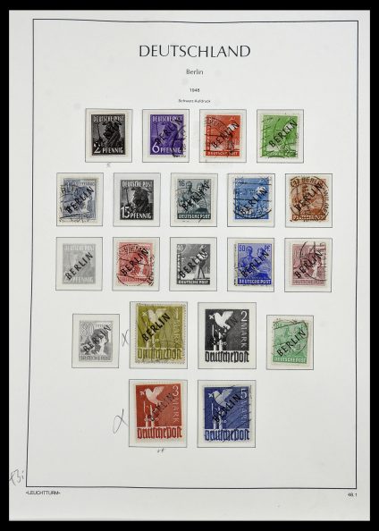 Stamp collection 34197 Berlin 1948-1990.