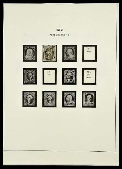 Stamp collection 34224 USA 1861-1977.