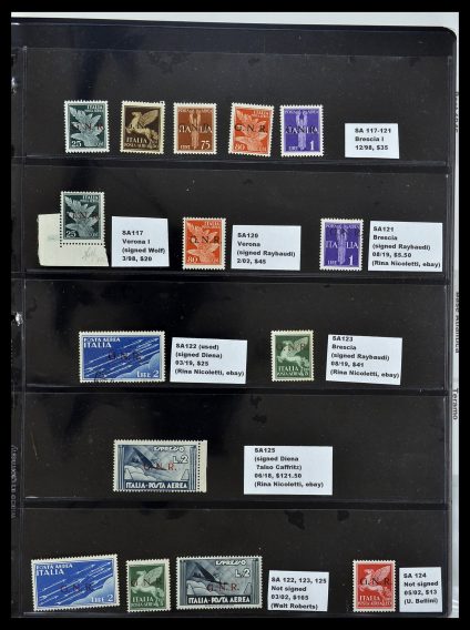 Featured image of Stamp Collection 34227 Italy R.S.I. 1943-1945.