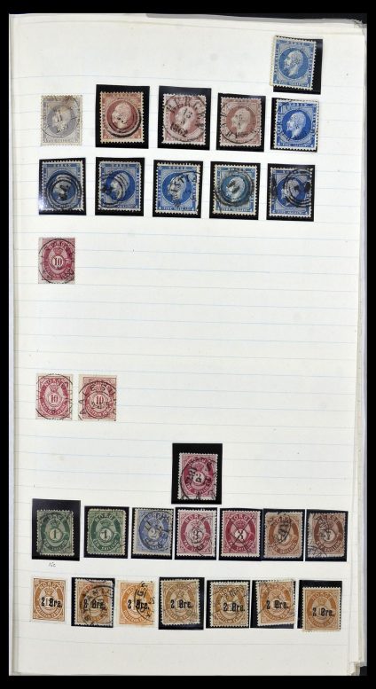 Featured image of Stamp Collection 34233 Norway 1856-1970.