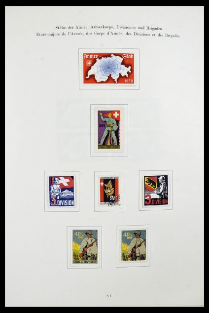 Featured image of Stamp Collection 34234 Switzerland soldier stamps 1939-1945.