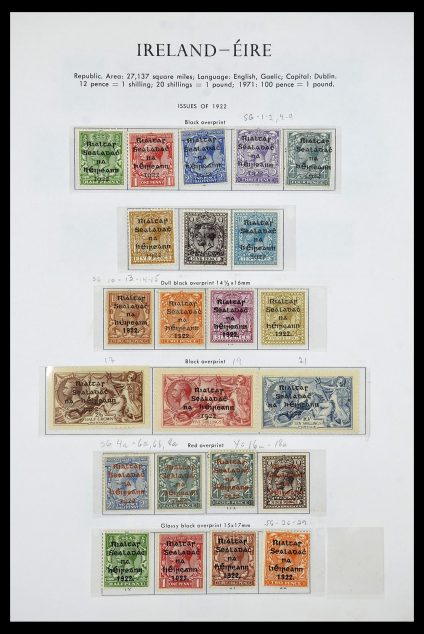Featured image of Stamp Collection 34240 Ireland 1922-2002.