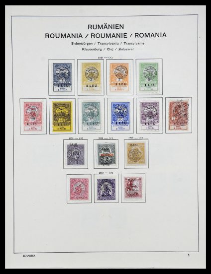 Featured image of Stamp Collection 34278 Romanian territories 1919.