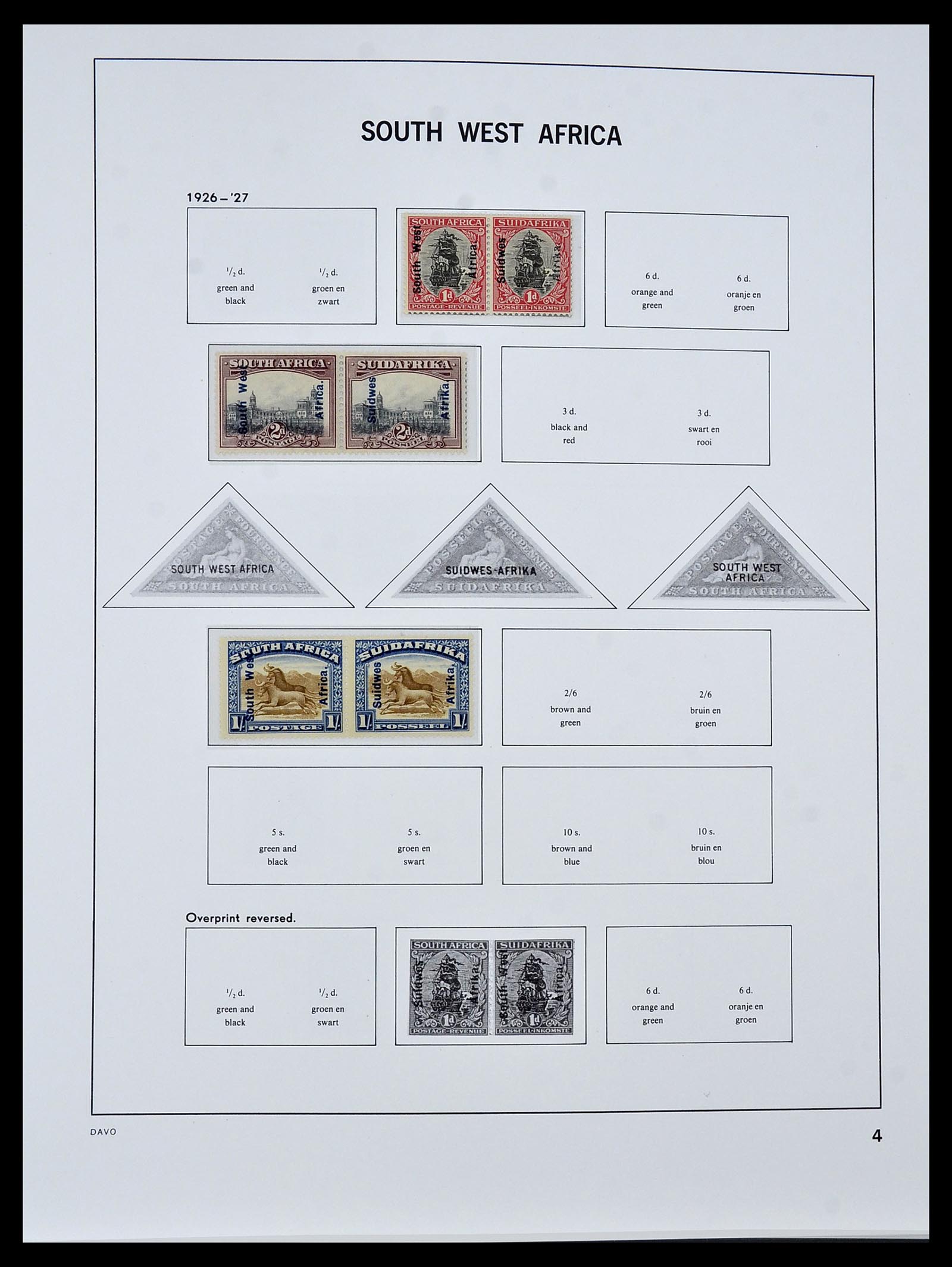 Featured image of Stamp Collection 34291 South West Africa/Namibia 1926-2017!