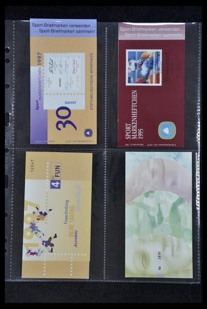 Featured image of Stamp Collection 34317 Germany private stampbooklets 1983-2000.