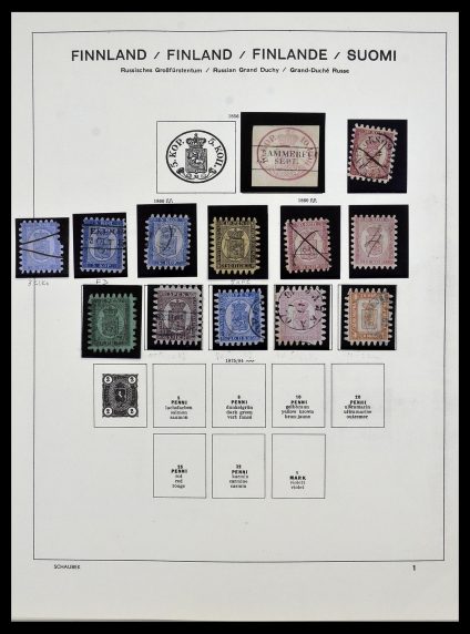 Featured image of Stamp Collection 34321 Finland 1856-1999.