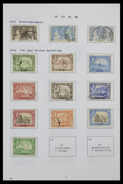 Featured image of Stamp Collection 34323 British Commonwealth George VI 1937-1952.