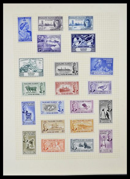 Featured image of Stamp Collection 34331 British colonies 1937-1995.