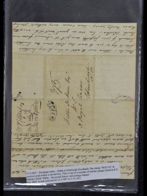 Featured image of Stamp Collection 34375 Malta covers 1825-1855.