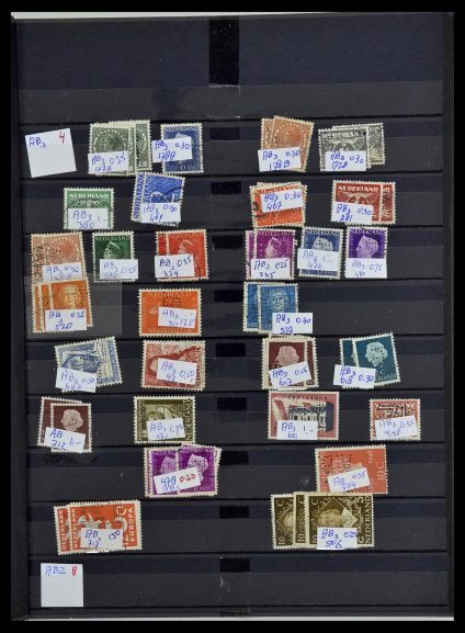 34407 Netherlands perfins 1872-1980. - Image 1