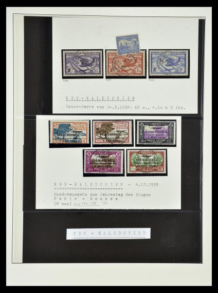 34823 New Caledonia airmail 1933-1985. - Image 1