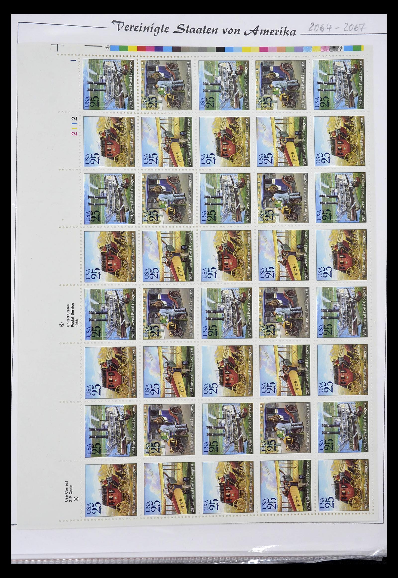 34834 001 34834 USA sheetlets 1988-2005. - Image 1