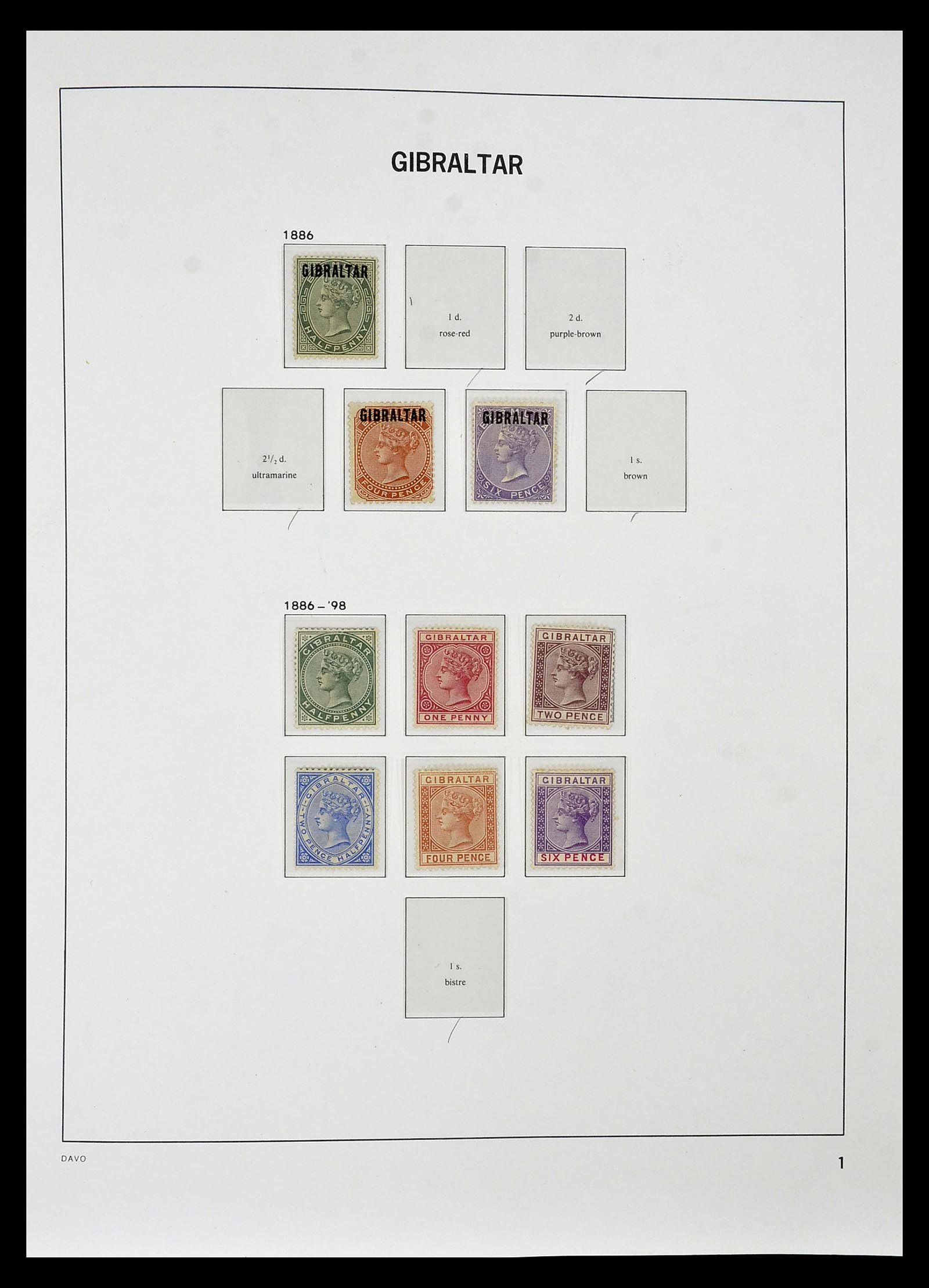 34867 001 34867 Gibraltar 1886-2011. - Image 1