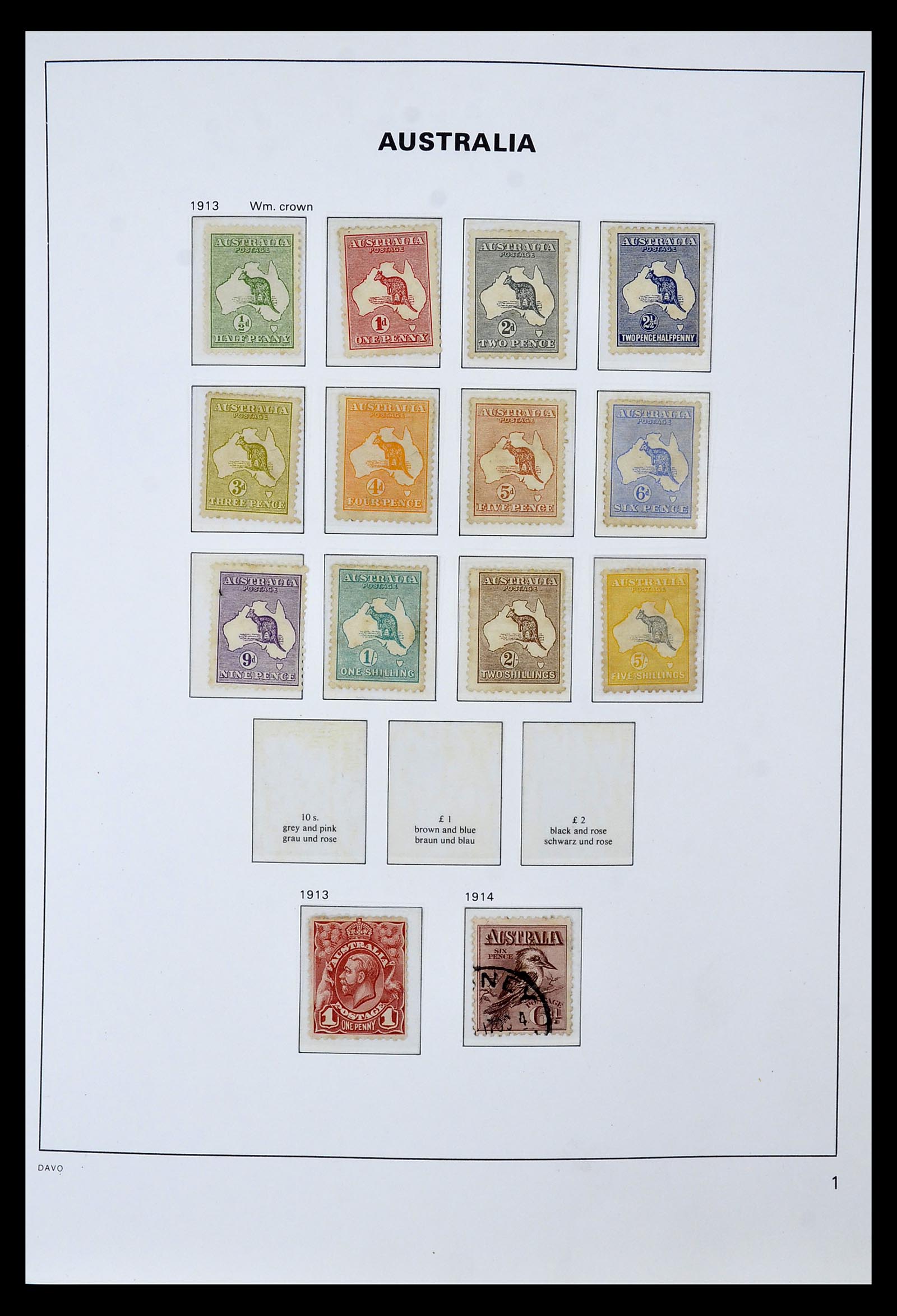 34885 001 34885 Australia 1913-1979. - Image 1