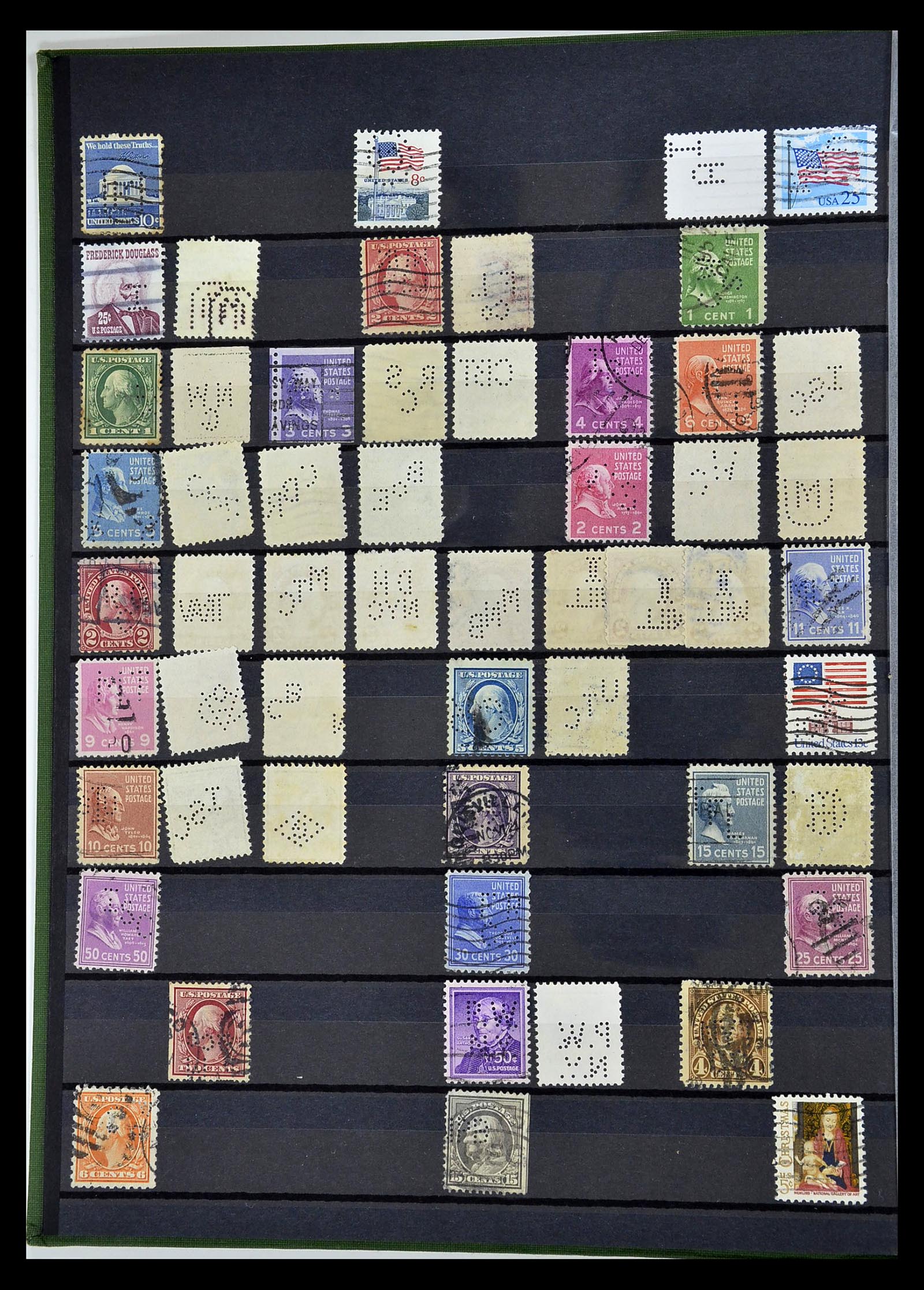 34896 002 34896 World perfins 1880-1980. - Image 1
