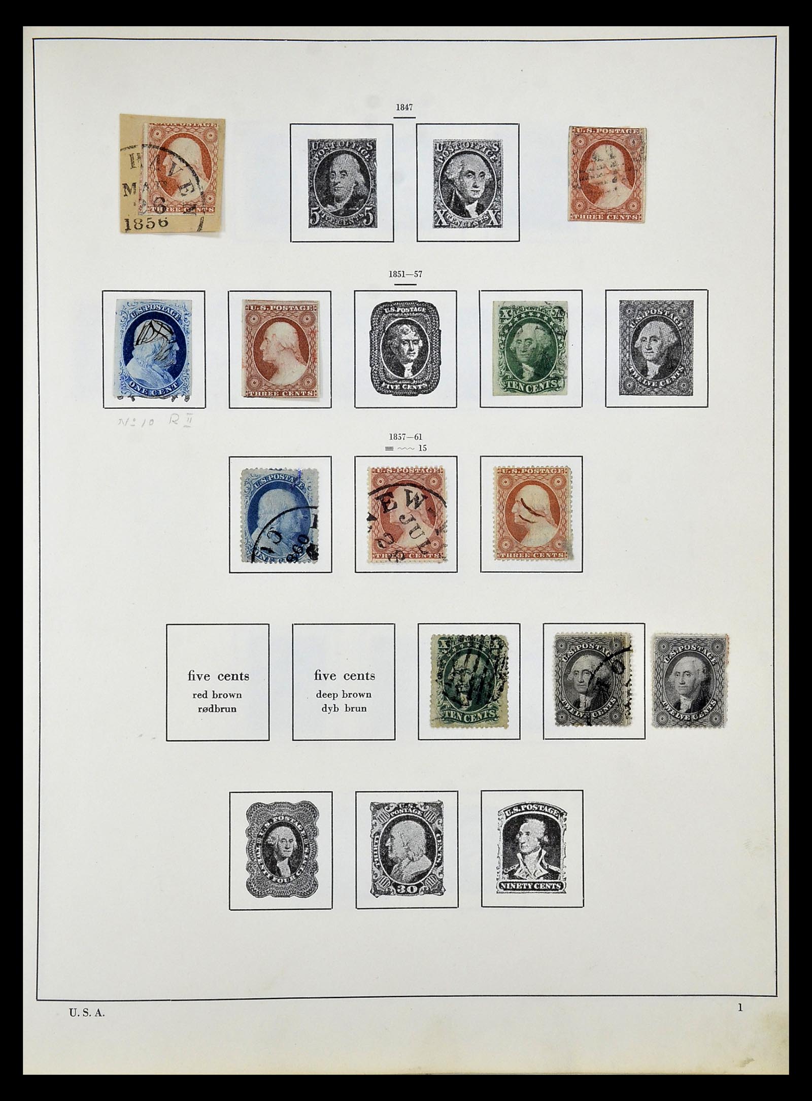 34921 001 34921 USA 1851-1964. - Image 1