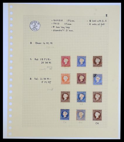 35181 Gambia cancels 1881-1897. - Image 1