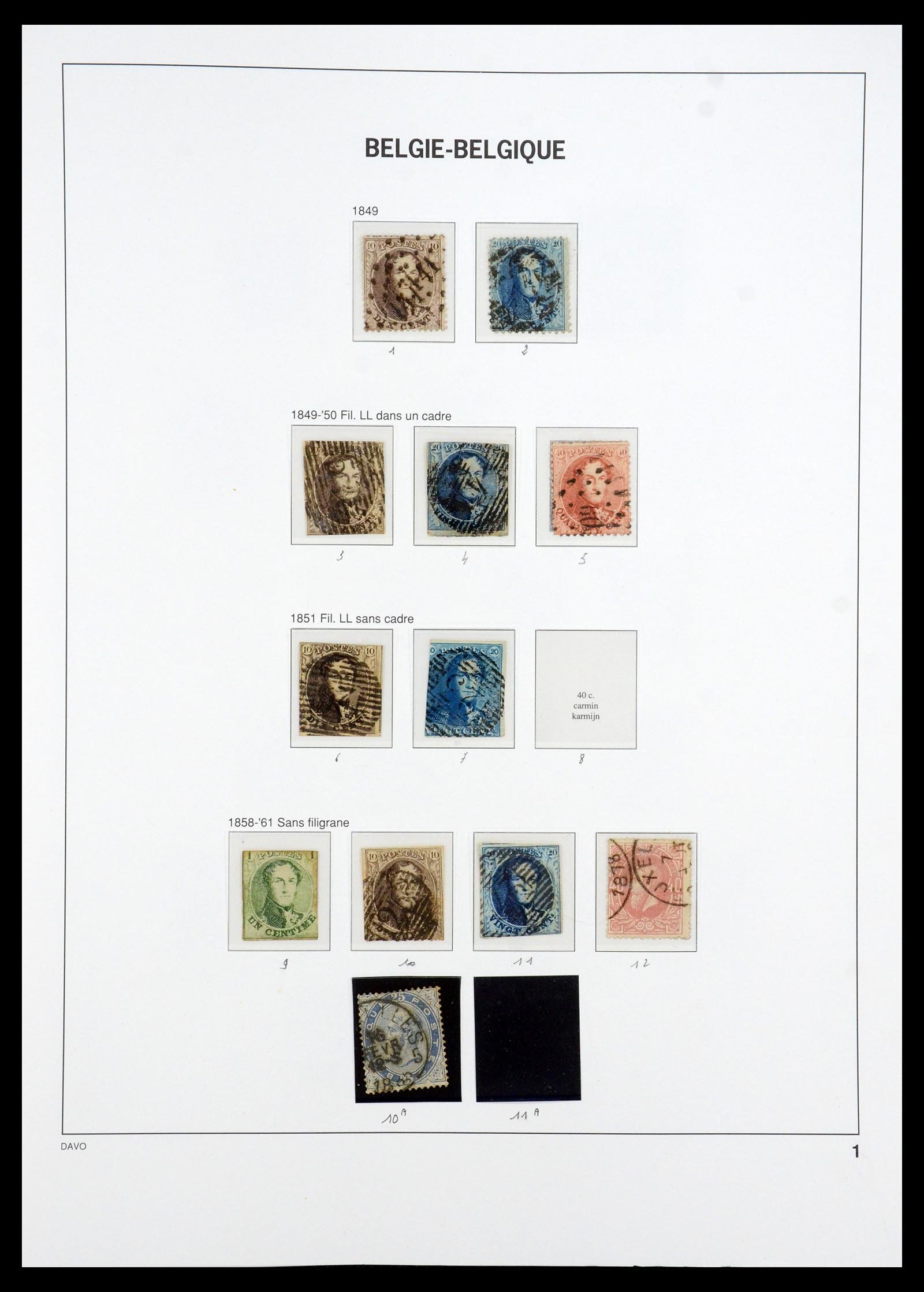 35182 001 35182 Belgium 1849-1949. - Image 1