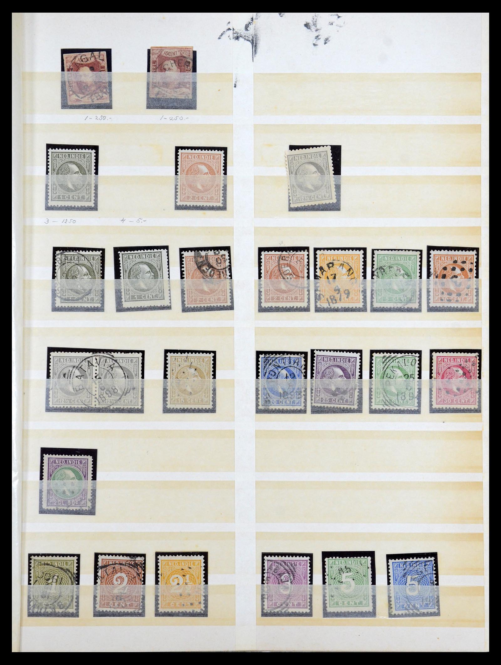 35228 001 35228 Dutch east Indies cancels 1864-1935. - Image 1