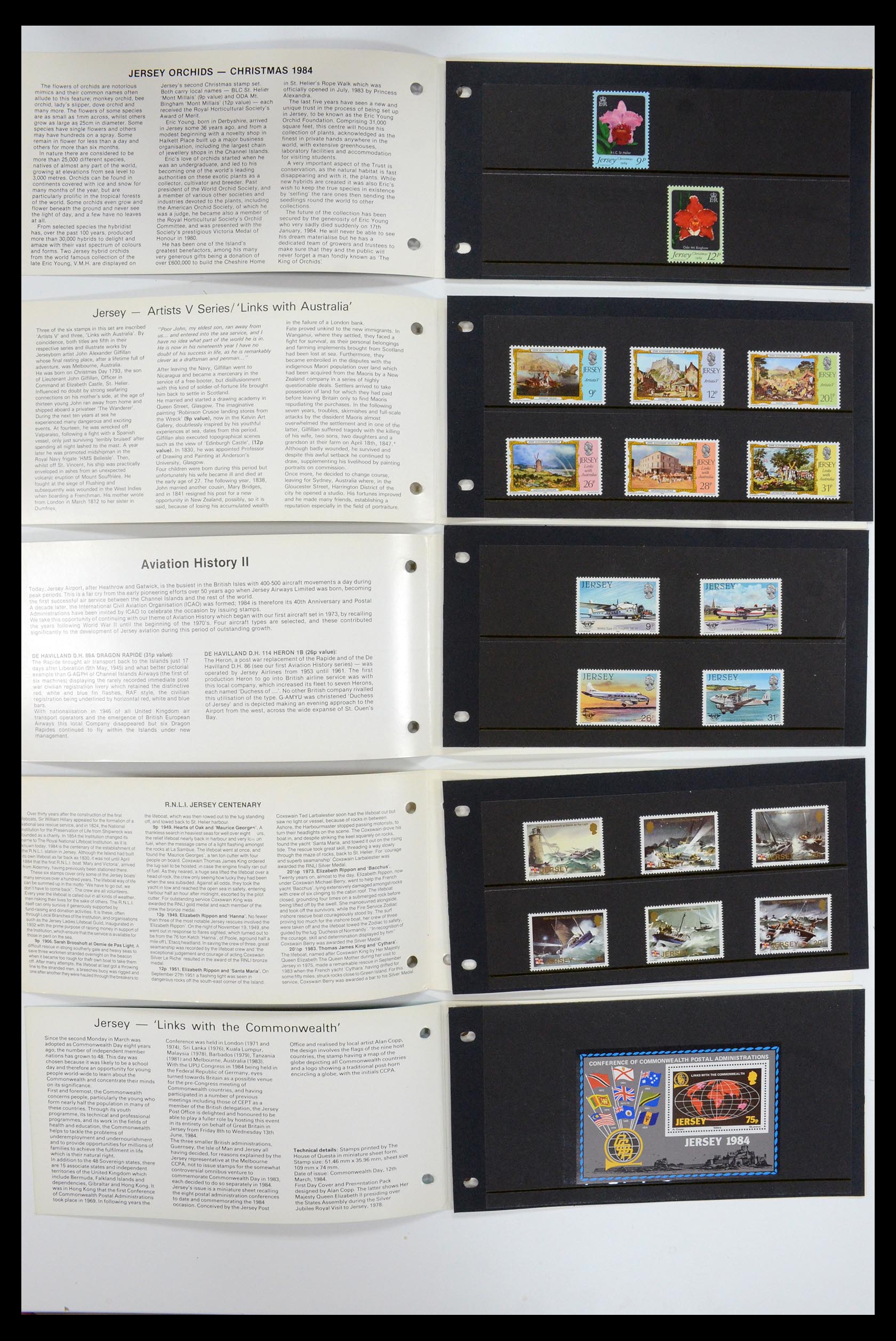 35262 001 35262 Jersey presentation packs 1984-2021! - Image 1