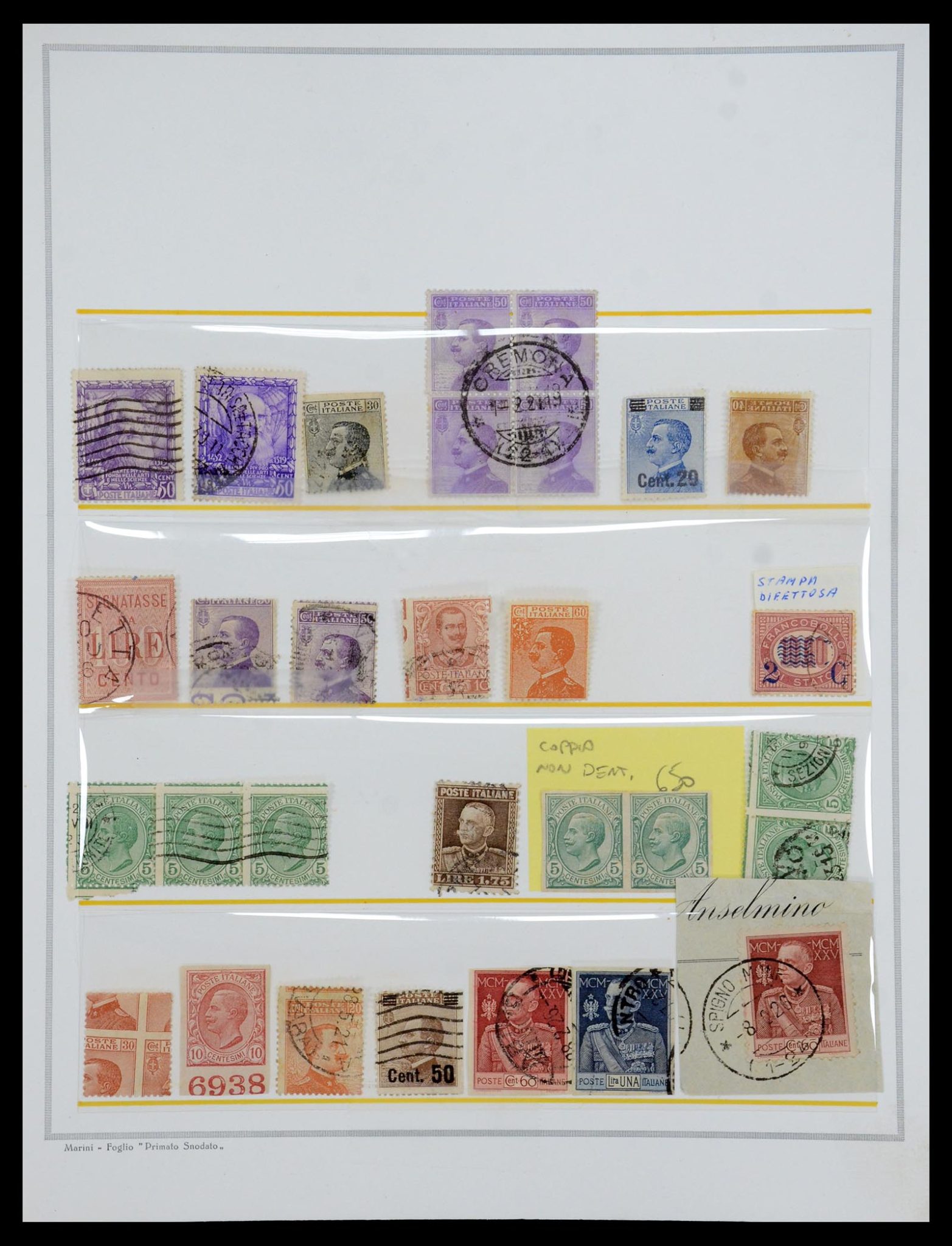 35295 Italy varieties 1862-1980. - Smits Philately