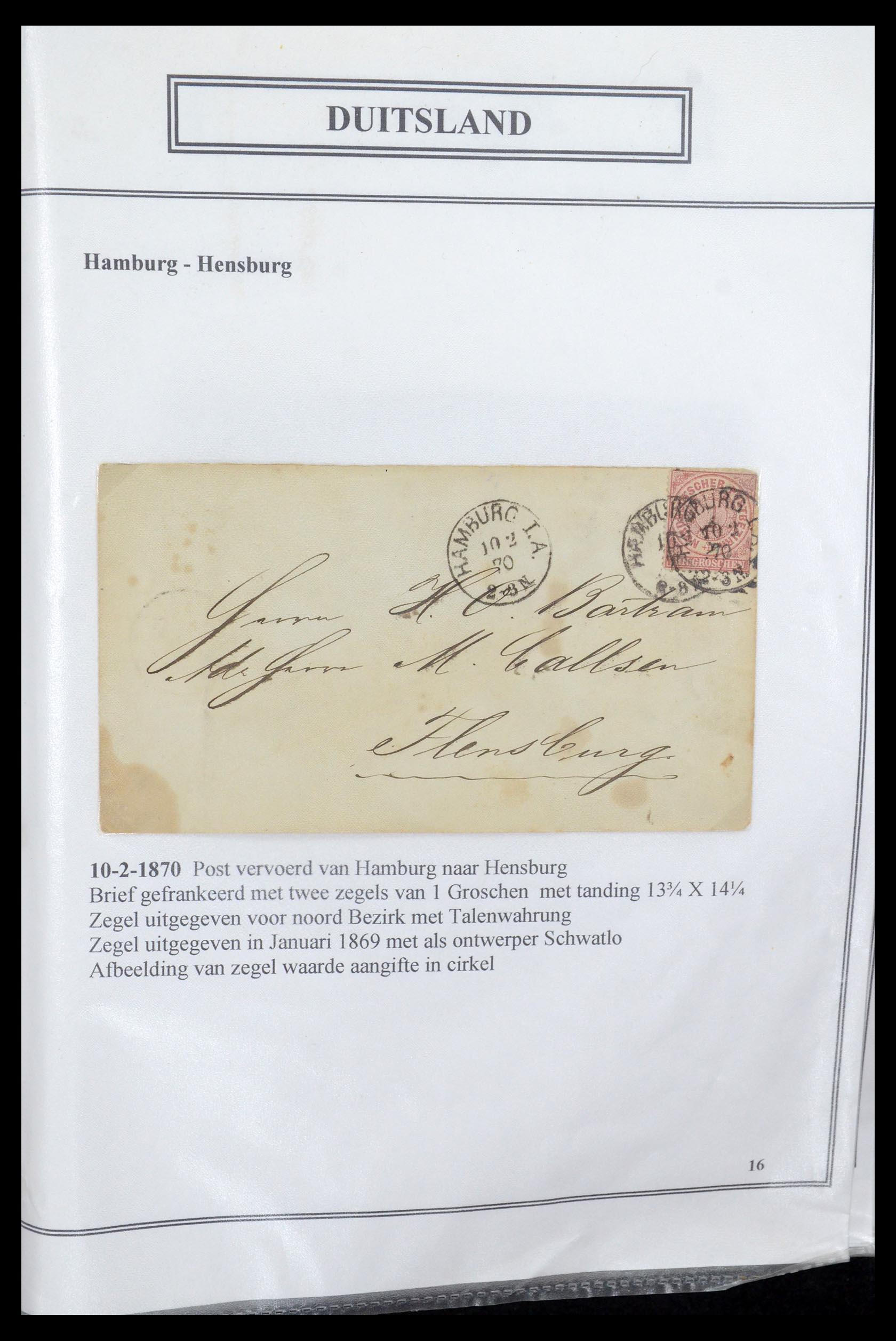 35487 001 35487 Germany covers 1870-1943. - Image 1