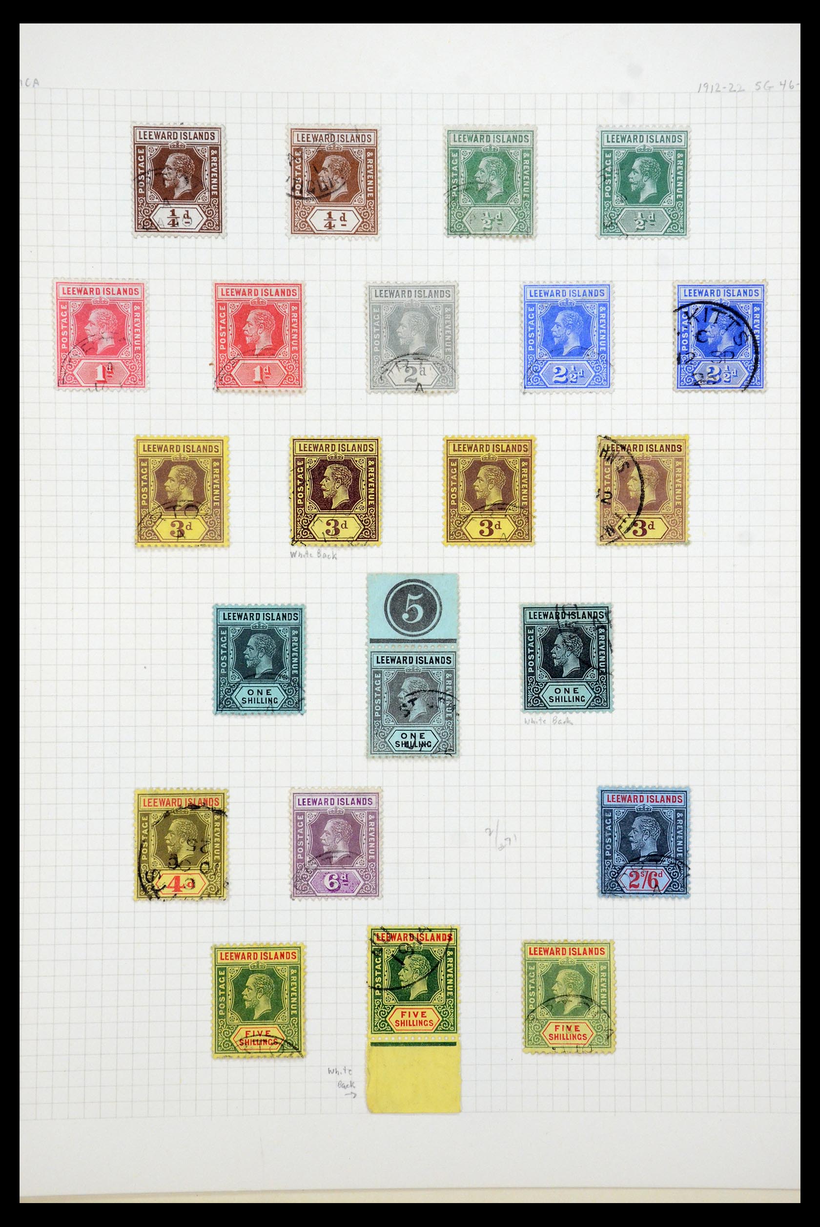 35511 001 35511 Leeward Islands 1912-1954. - Image 1