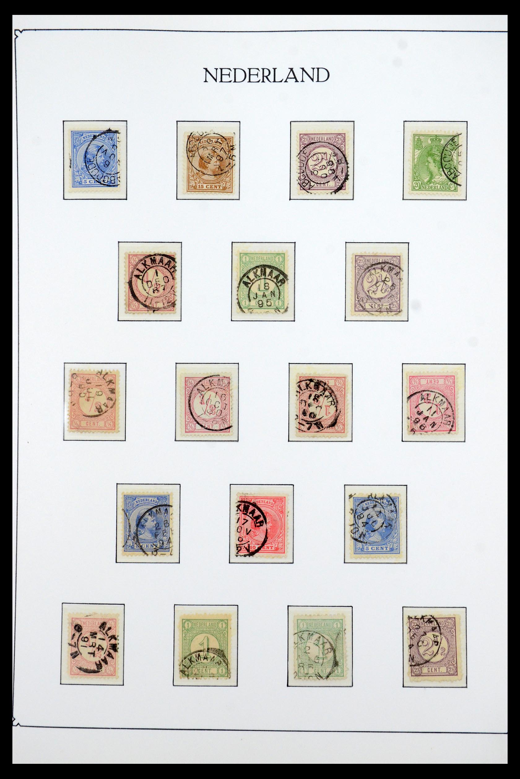 35514 001 35514 Netherlands small round cancels. - Image 1