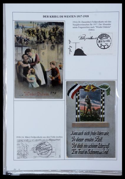 35566 Germany WW I fieldpost 1914-1918. - Image 1