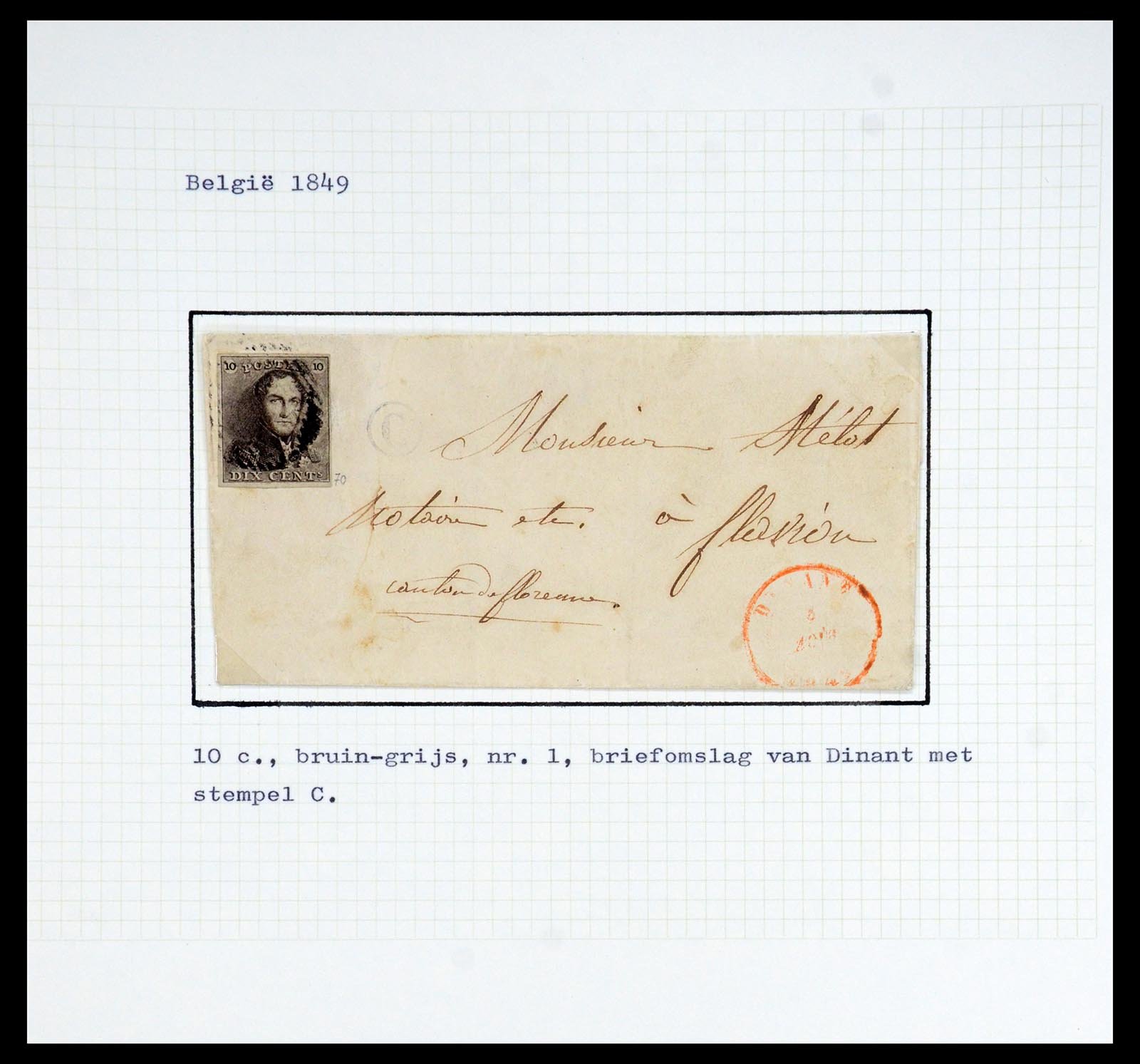 35617 001 35617 Belgium 1849. - Image 1