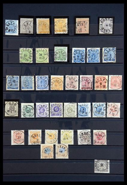 35625 Sweden cancels 1855-1889. - Image 1