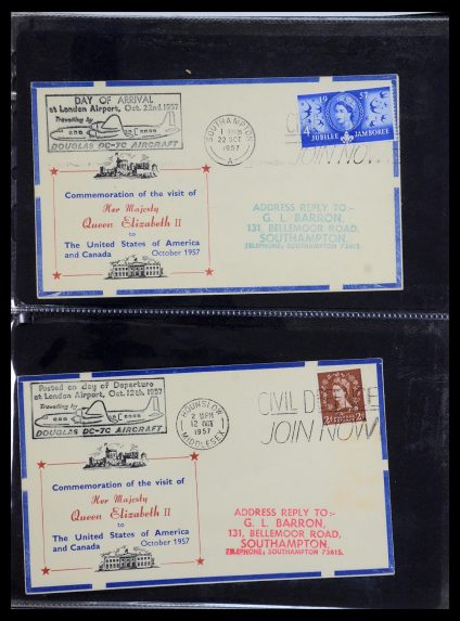 35736 World airmail covers. - Image 1