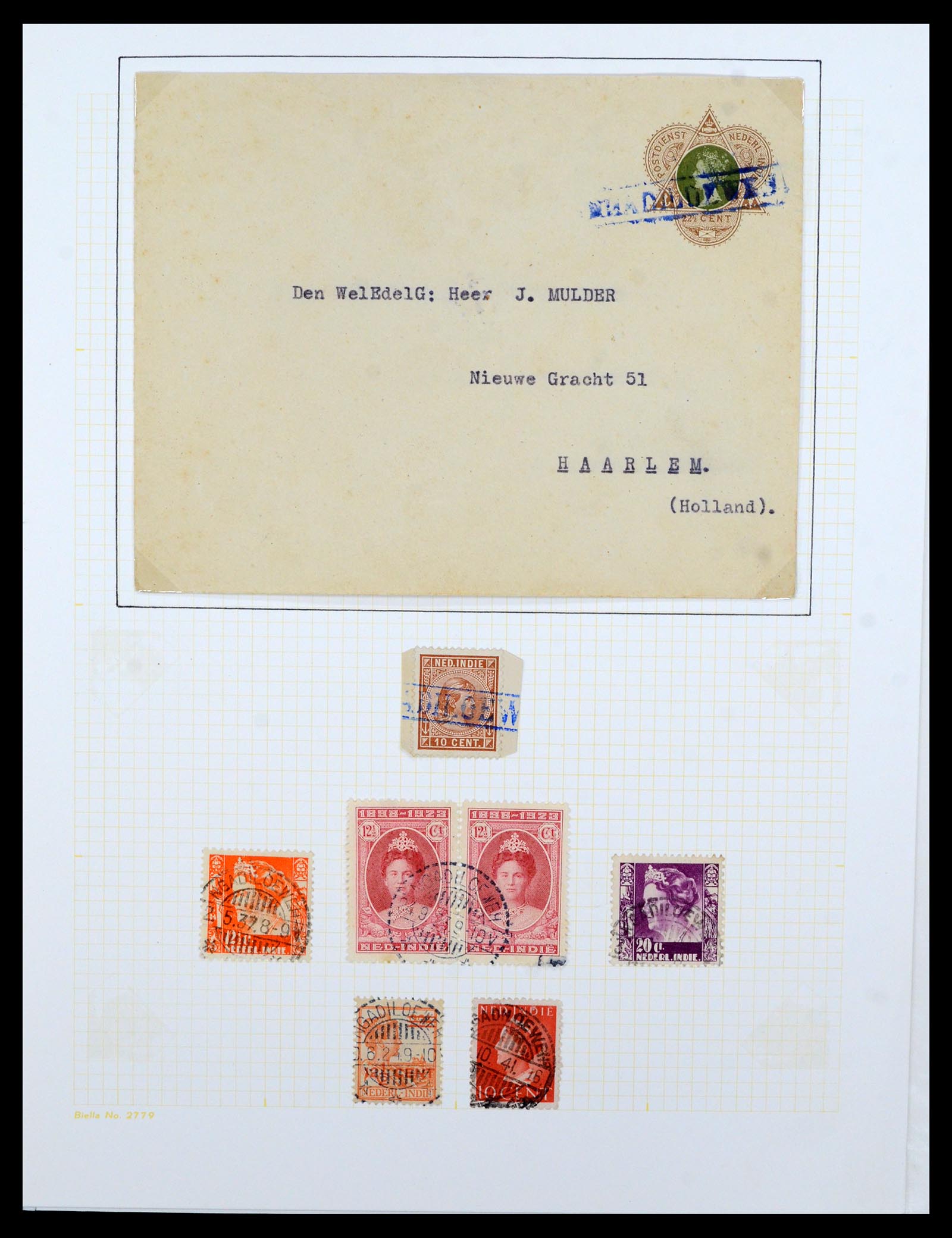36740 001 36740 Dutch east Indies cancels Java 1873-1948. - Image 1