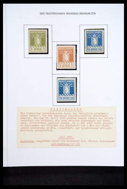 36748 Greenland pakke-porto 1905-1930. - Image 1