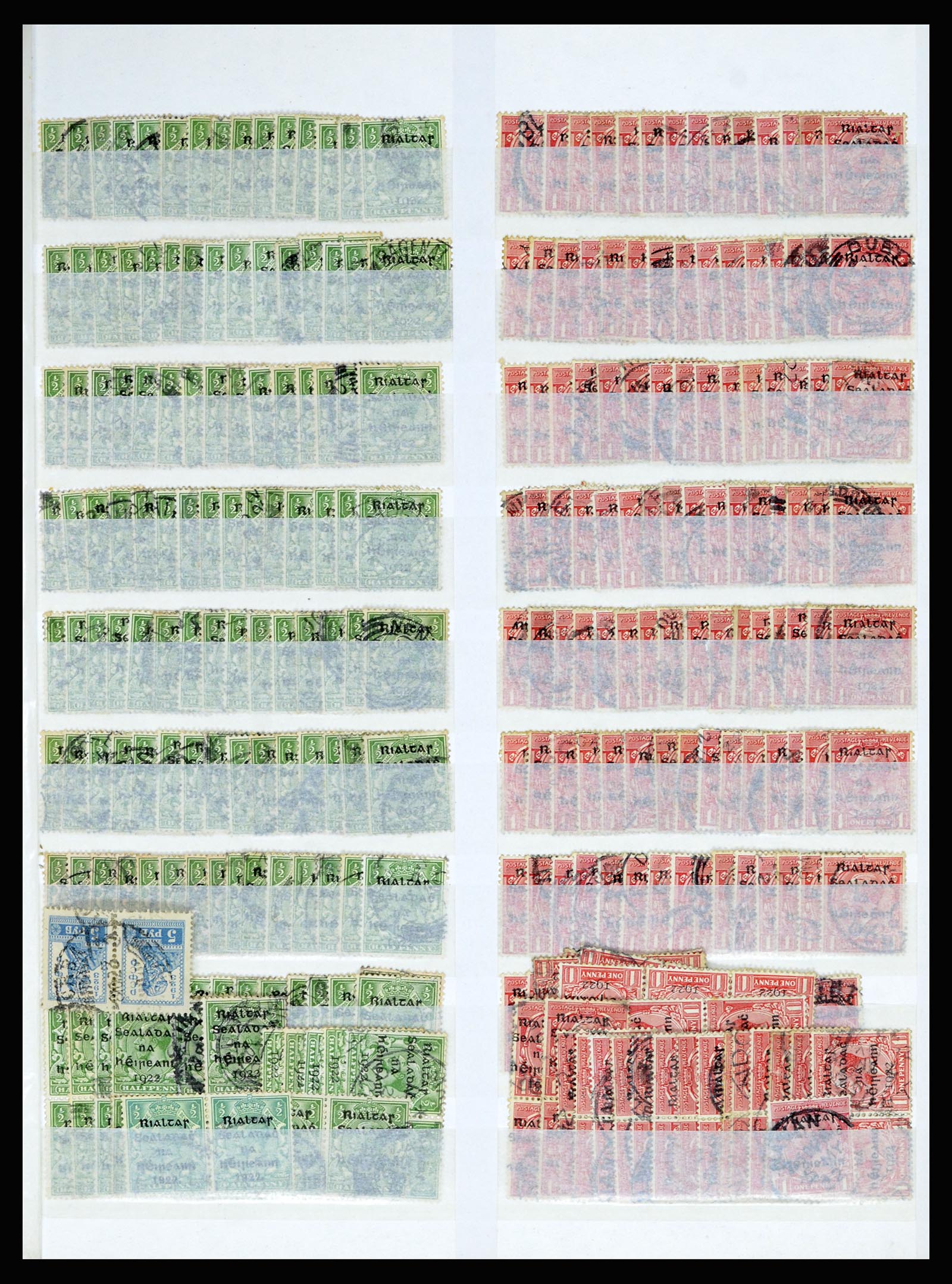 36940 001 36940 Ireland 1922 overprints. - Image 1