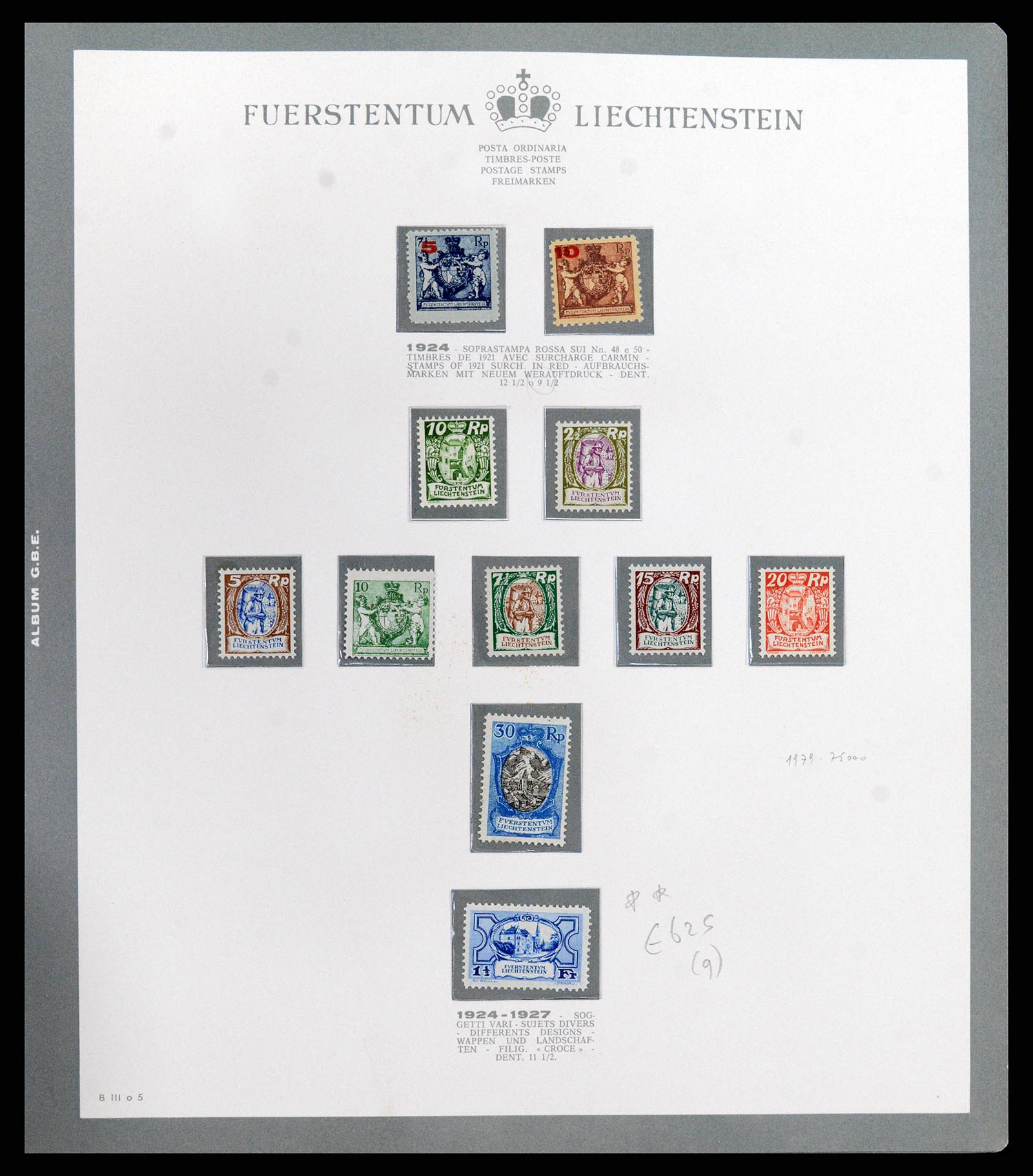 37903 004 37903 Liechtenstein 1918-1961. - Image 1