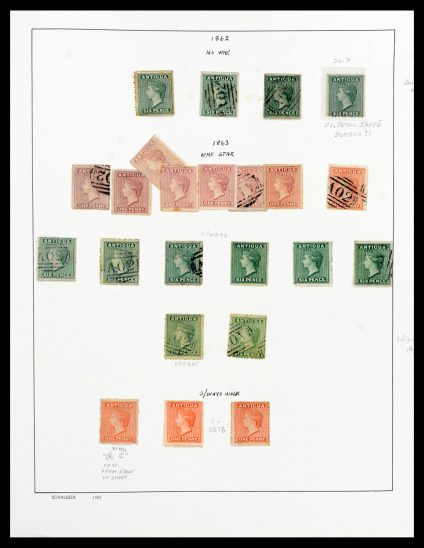 37985 Antigua 1862-1981. - Image 1
