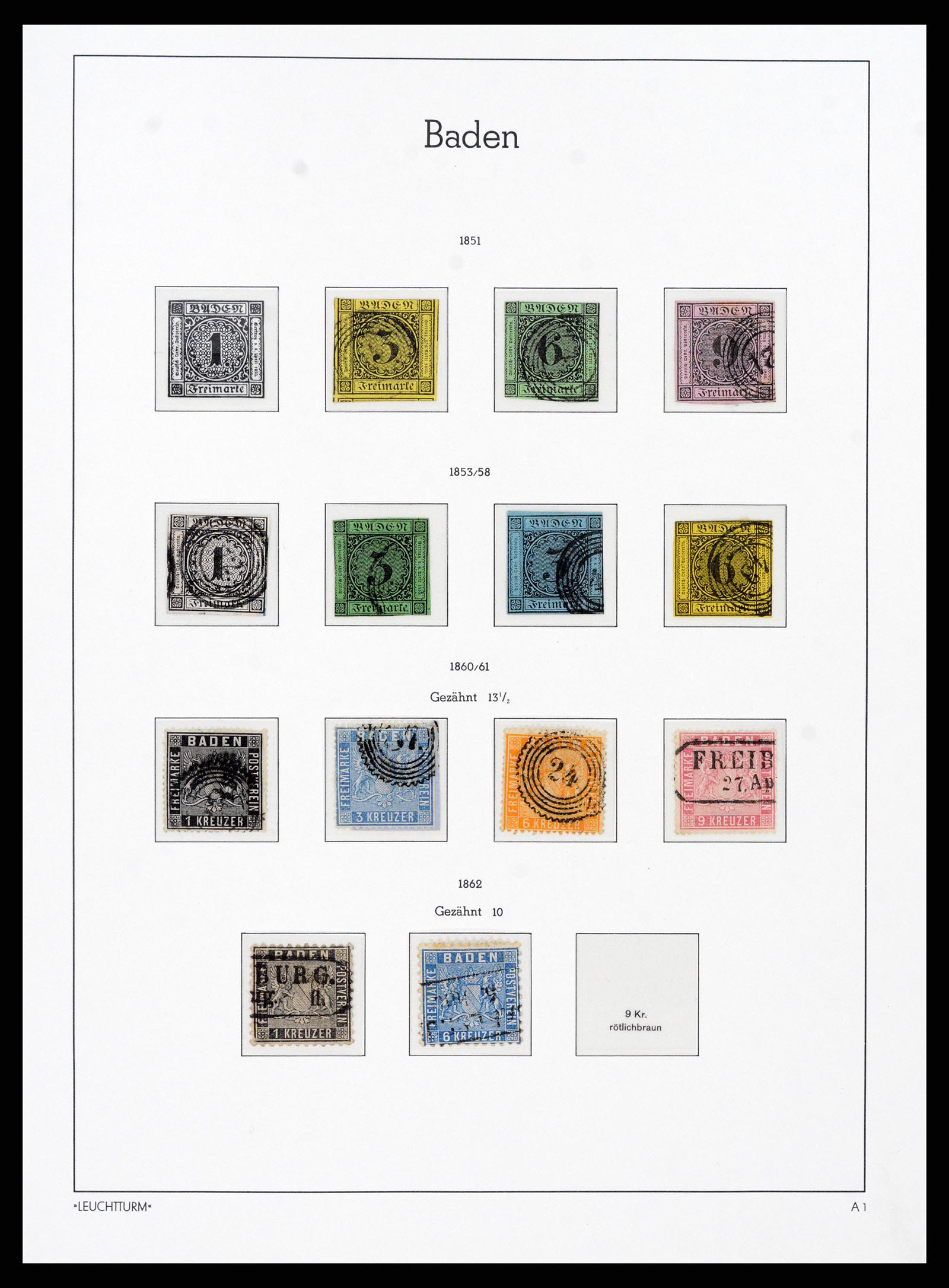 38065 001 38065 German States 1850-1920. - Image 1