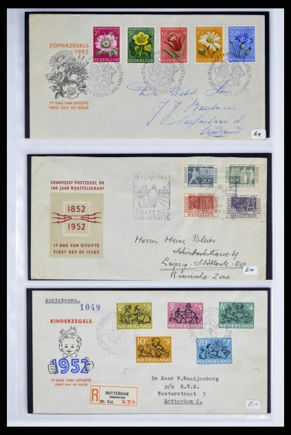 38423 Netherlands FDC's 1952-2014. - Image 1