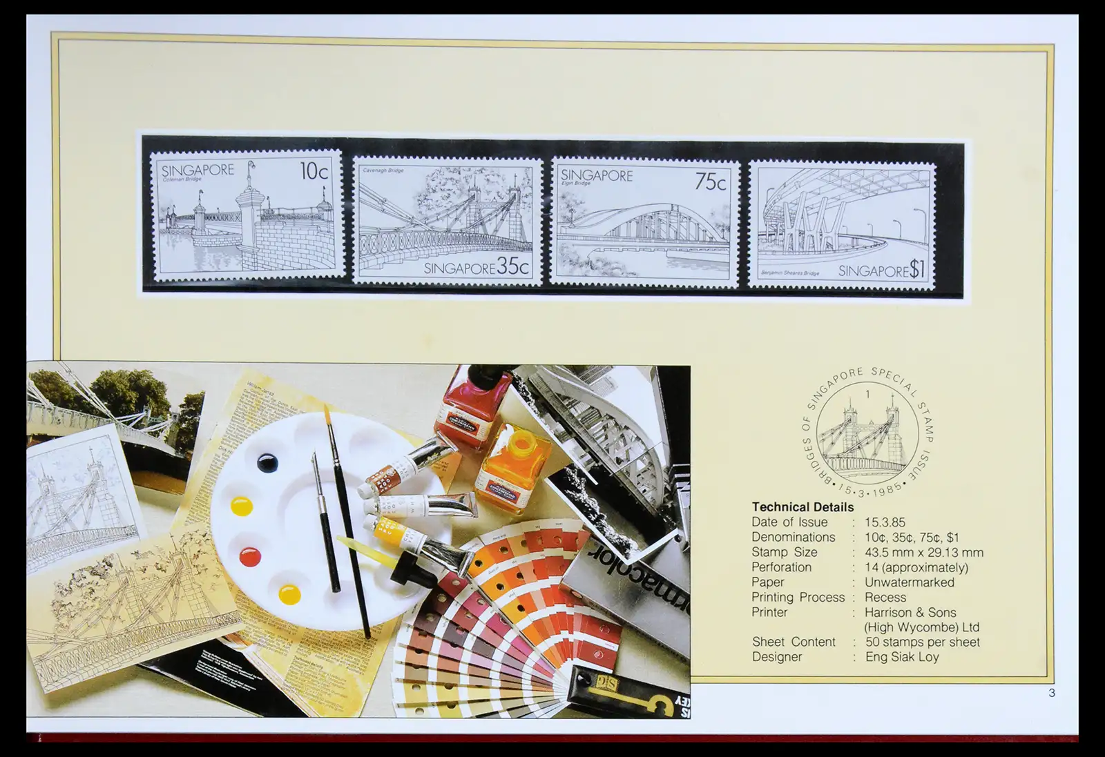 38432 0001 38432 Singapore FDC's 1970-2005. - Image 1