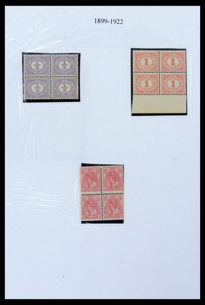 38454 Netherlands blocks of 4 1899-2001. - Image 1