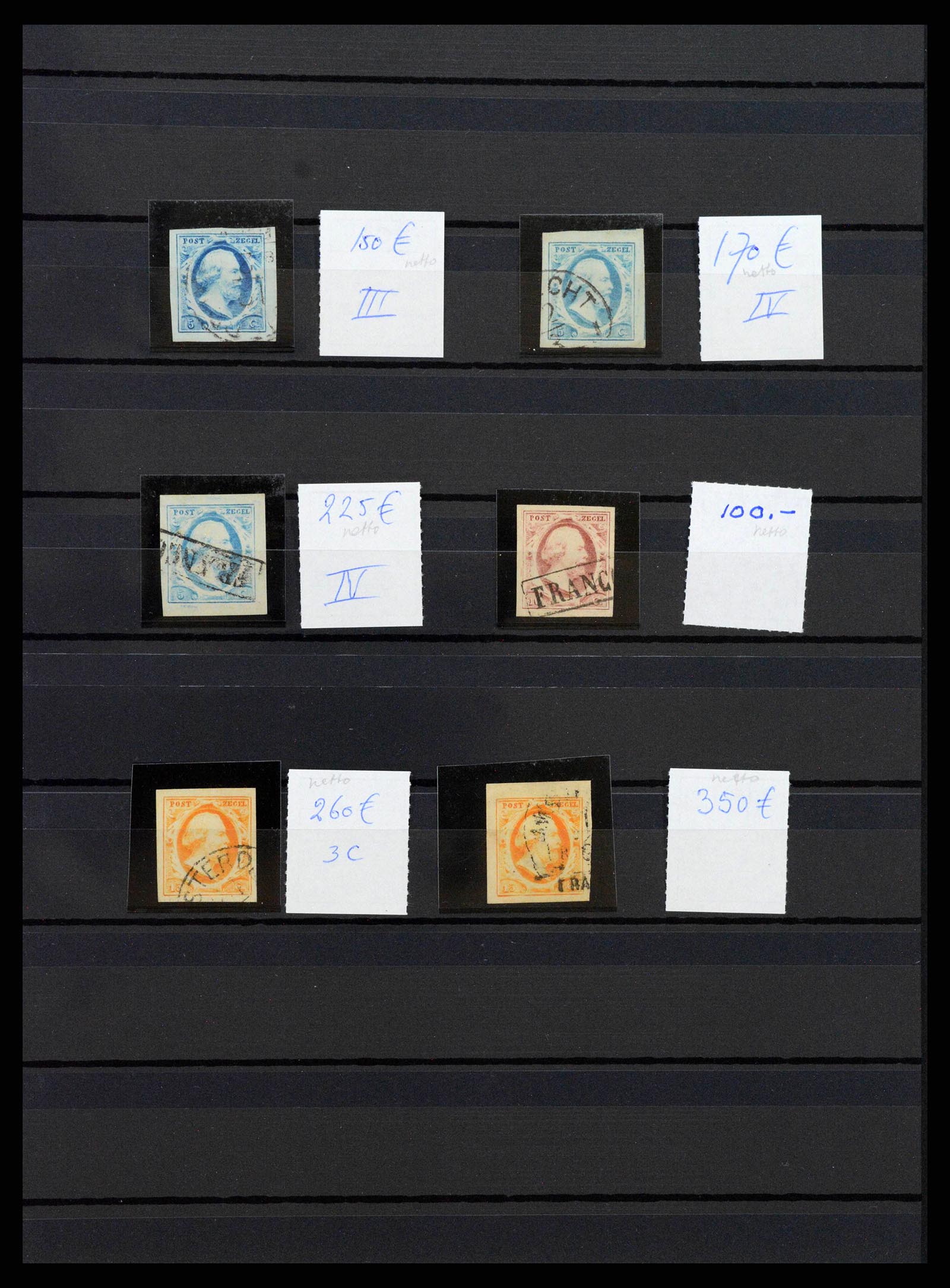 38900 0001 38900 Netherlands and territories key stamps 1852-1951. - Image 1