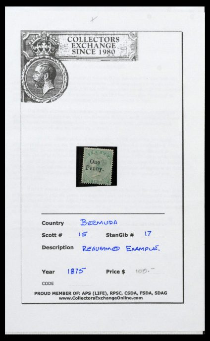 39118 Bermuda 1875-1953. - Image 1