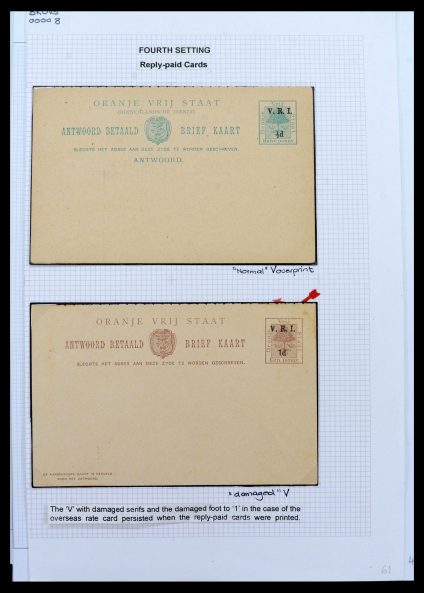 39127 Orange free state postal stationeries 1885-1913. - Image 1