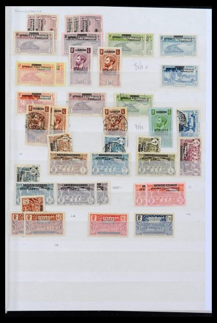 39911 French colonies 1880-1950. - Image 1