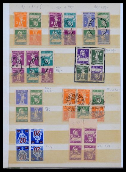 39972 Switzerland combinations 1909-1997. - Image 1