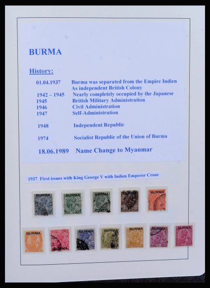 39983 Burma 1937-1989. - Image 1