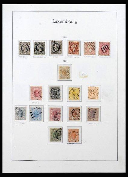 40152 Luxembourg complete 1852-1895. - Image 1